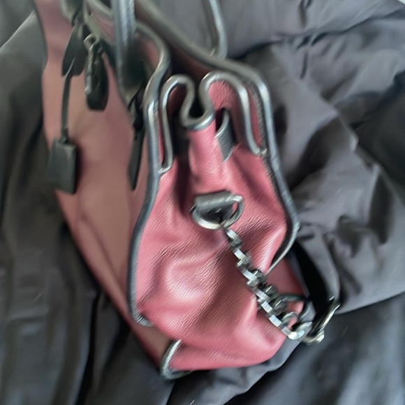 Michael Kors all leather sat satchel - Picture 3 of 6